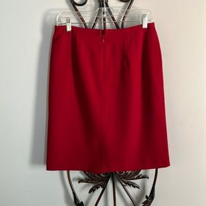 Norton McNaughton wool skirt. Zip back.
